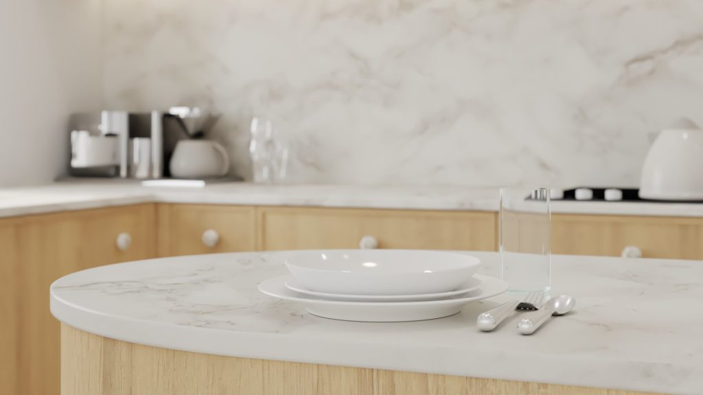 jasne meble kuchenne na wymiar